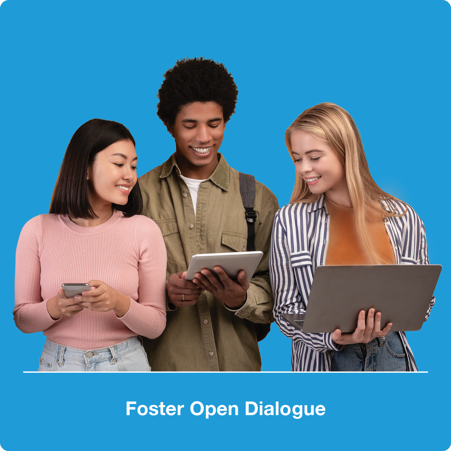 Foster Open Dialogue Button
