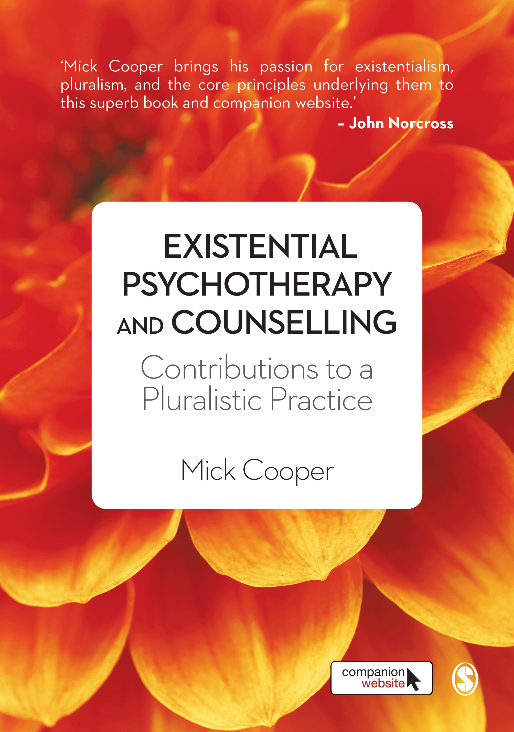 Existential psychotherapy and counselling book cover 