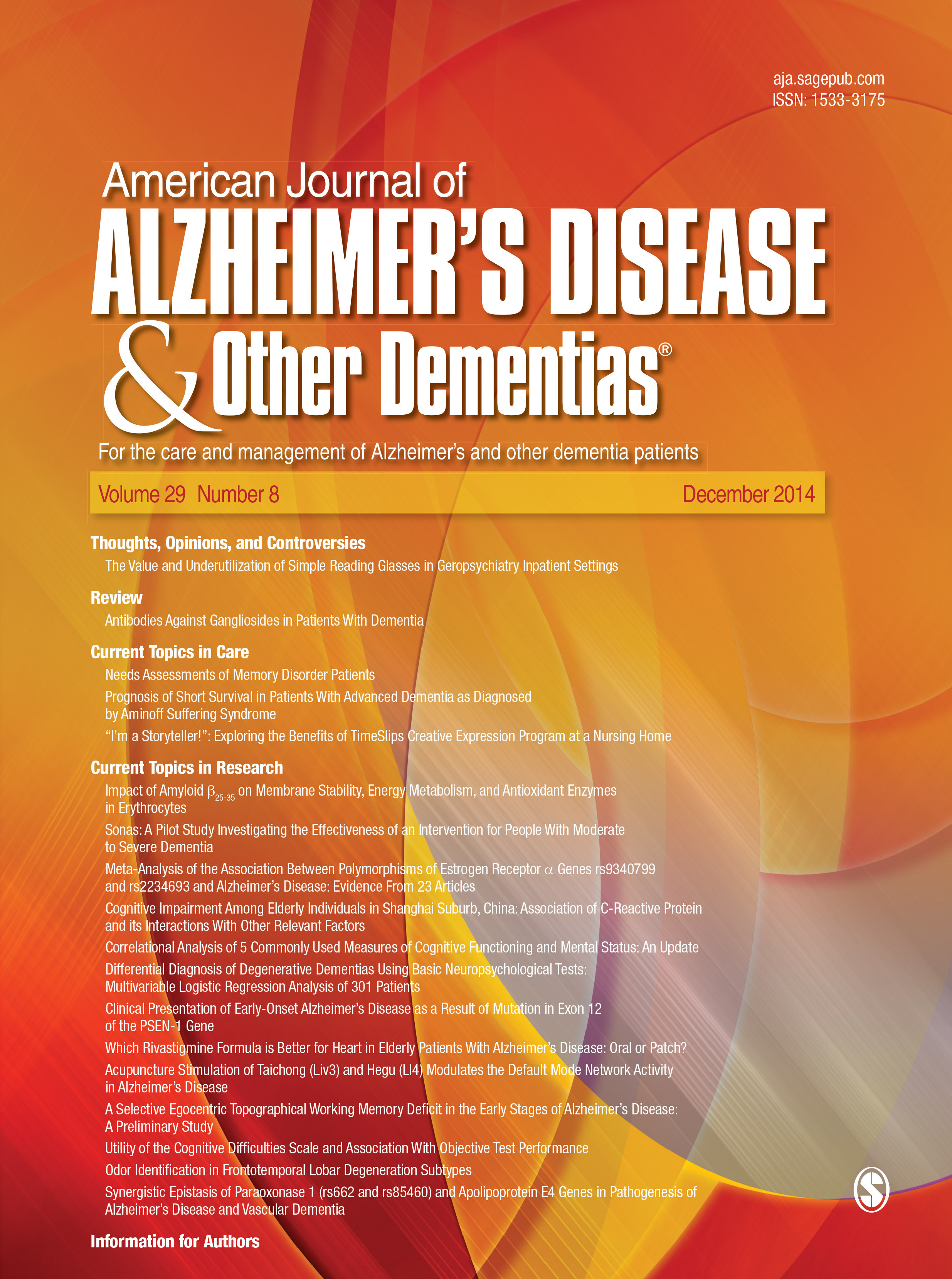 American Journal of Alzheimer's Disease & Other Dementias