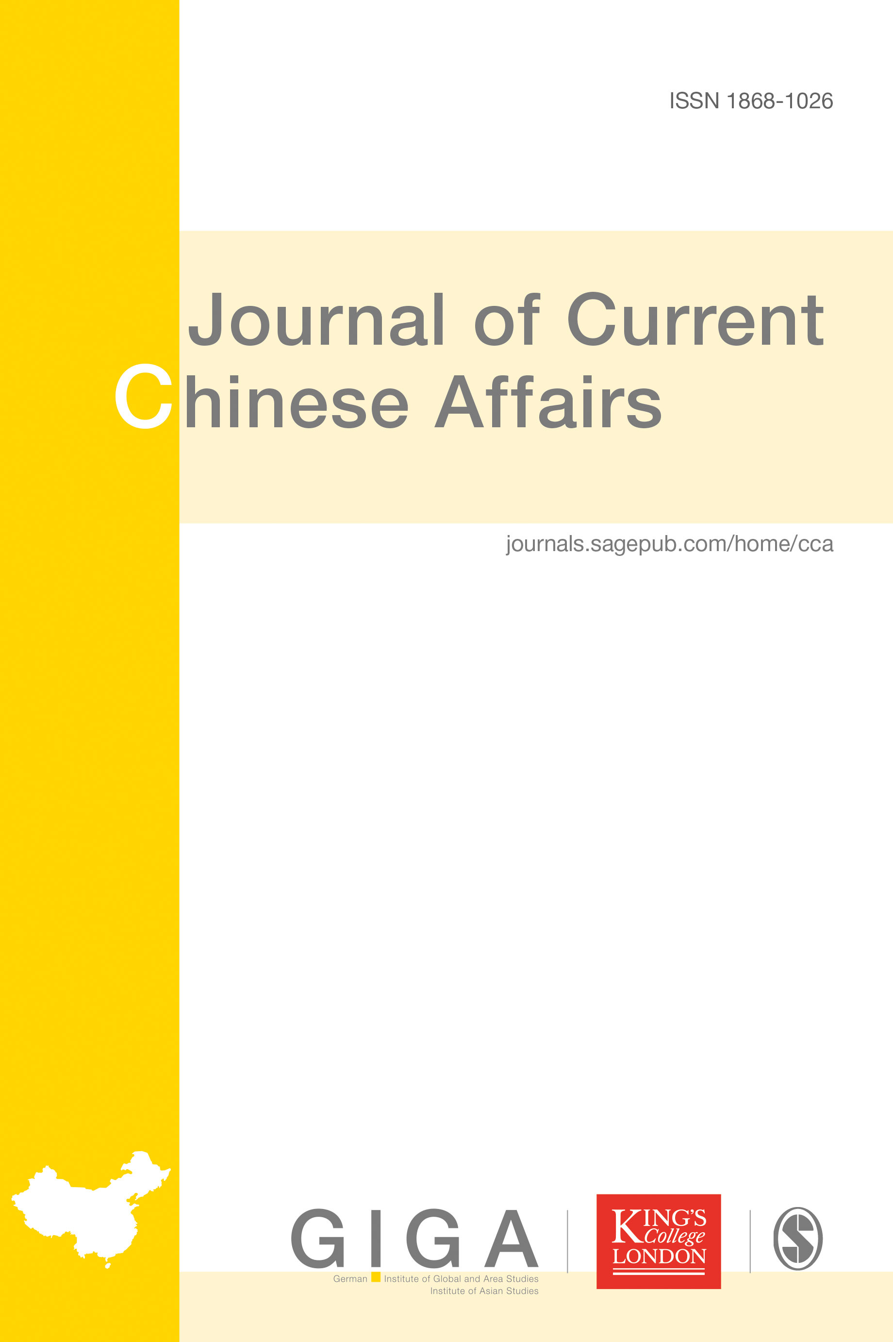  Journal of Current Chinese Affairs