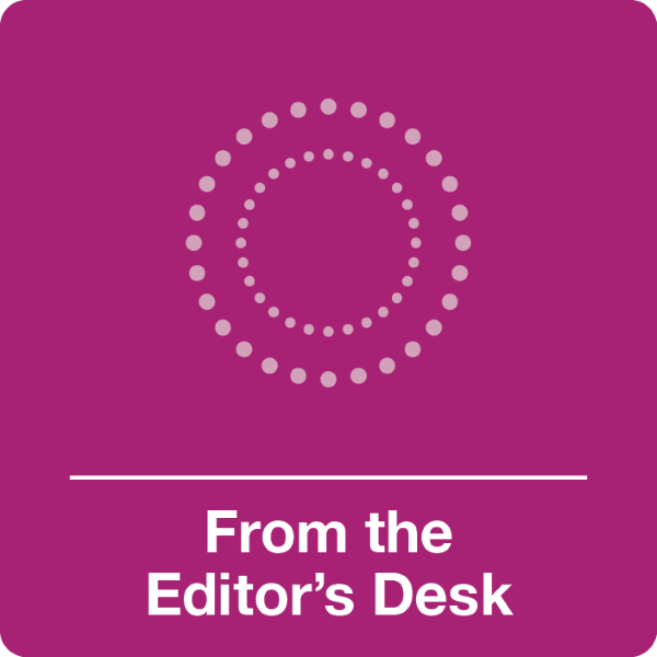 From the Editor's Desk button
