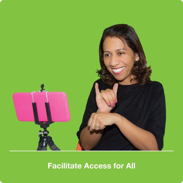 Facilitate Access for All button