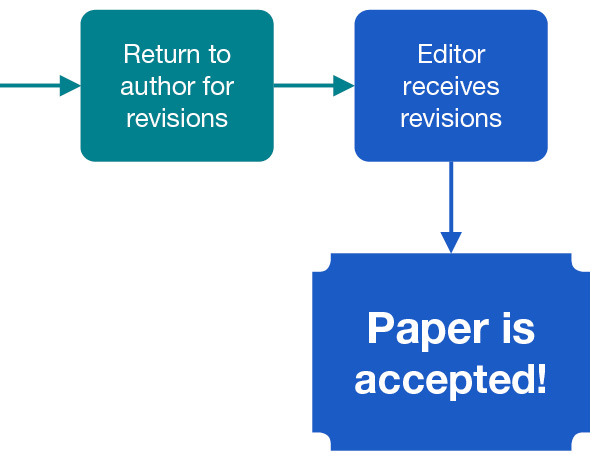Paper's process from submission to peer review